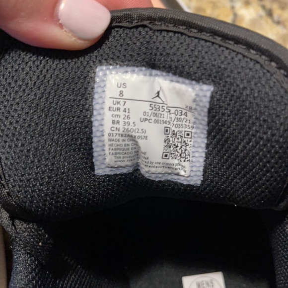 Air jordan-1-low-black-arctic-orange-white-mens - Picture 4 of 4